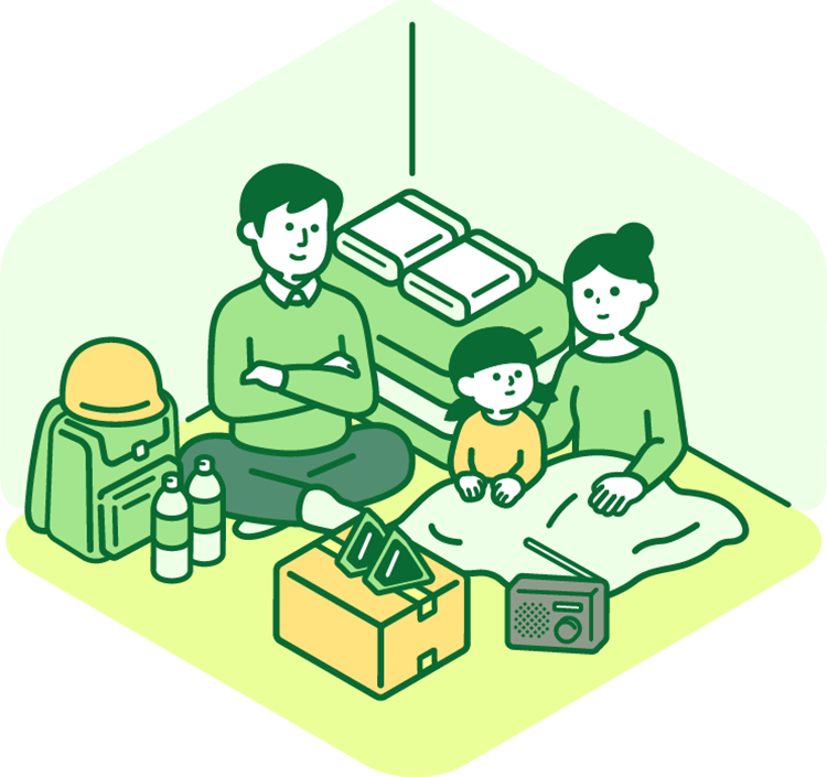 最寄りの避難所を確認しましょう。